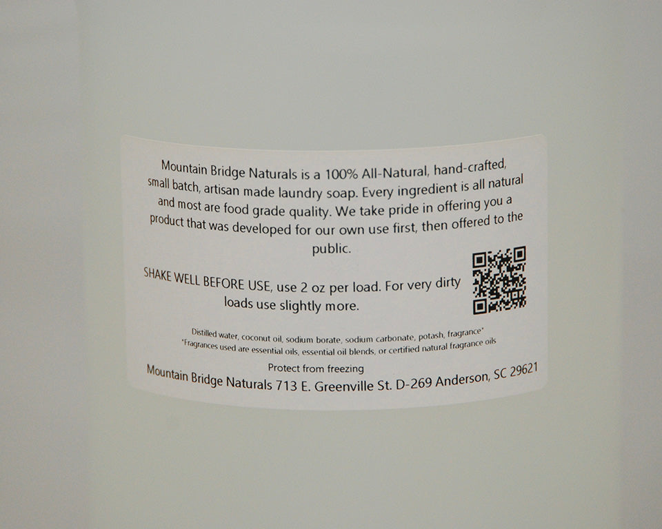 Unscented All-Natural Laundry Soap